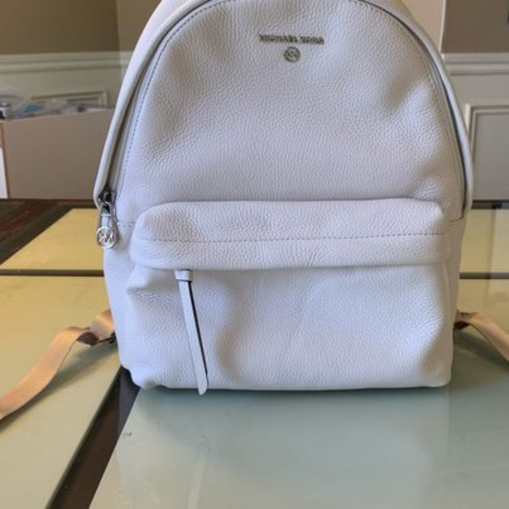 Michael Kors Slater Large Pebbled Leather Backpack